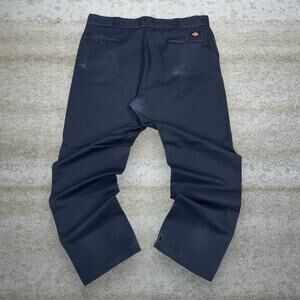 Vintage Y2K Dickies Khakis Pants 42x32 Original Regular Straight Fit Black